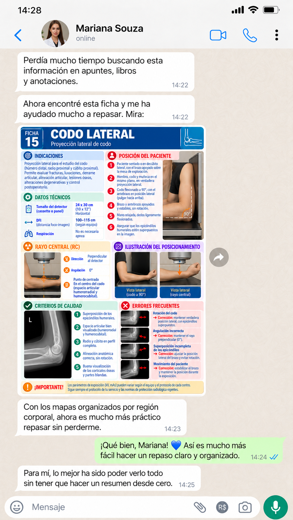 Depoimento de Lucas Ferreira no WhatsApp
